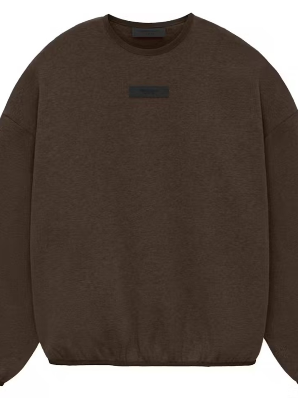 Fear of God- Essentials Men's Classic Crewneck Sweater - Heather Wood